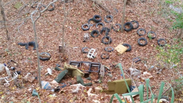 Matlock Cemetary Before Clean up